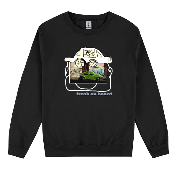 Black front flat lay