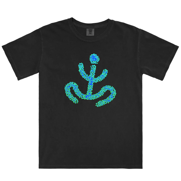 Black front flat lay