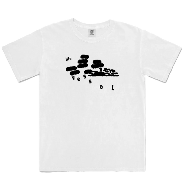 White front flat lay