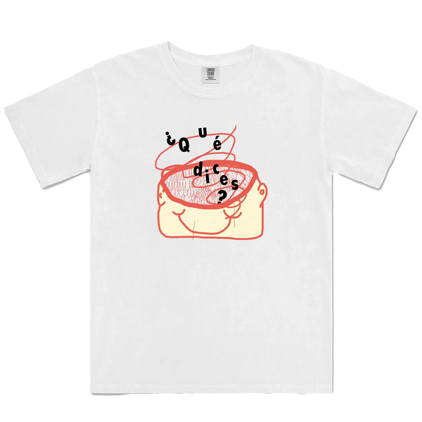 White front flat lay